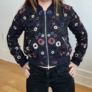 Needle and Thread Embroidered Bomber Jacket